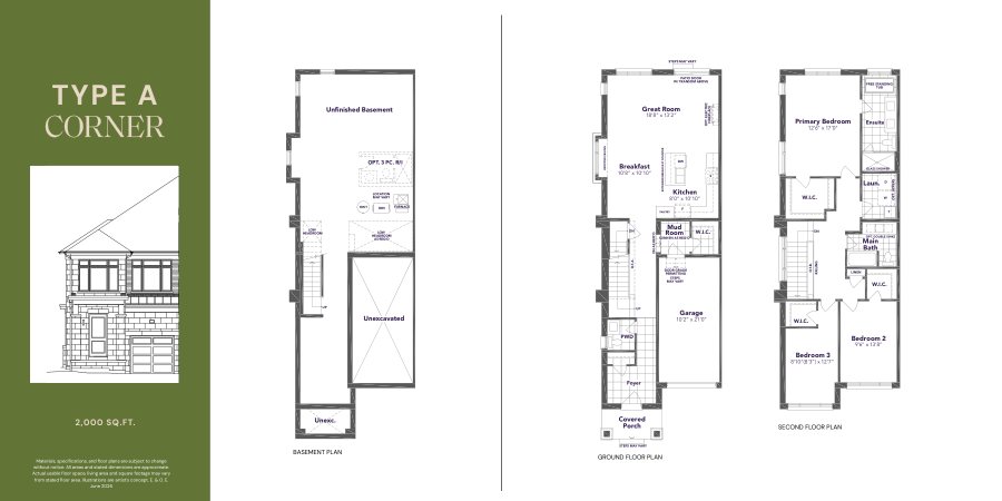 Type A Corner floor plan preview