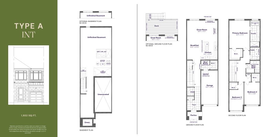 Type A Interior floor plan preview