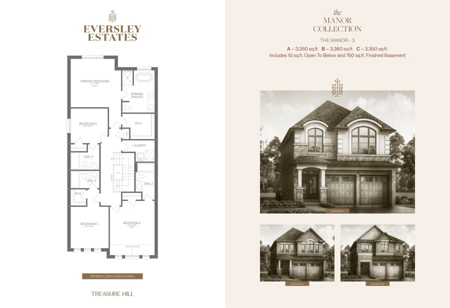 Manor 3 floor plan preview